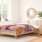 Floral Pink Pattern Duvet Cover Gallery Image 2