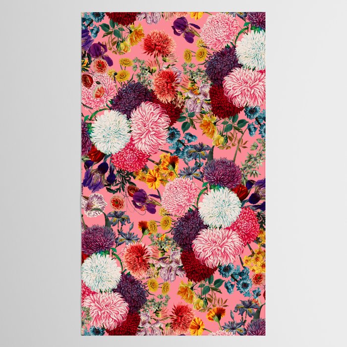 Floral Pink Pattern Tablecloth Gallery Image 2