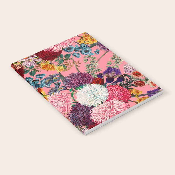 Floral Pink Pattern Notebook Gallery Image 1