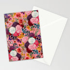 Floral Pink Pattern Stationery Card Gallery Image 2