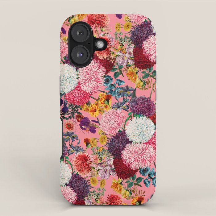 Floral Pink Pattern iPhone Case Gallery Image 1