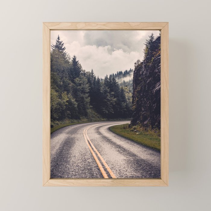 Smoky Mountain National Park -  Road Trip Adventure Mini Art Print Gallery Image 1