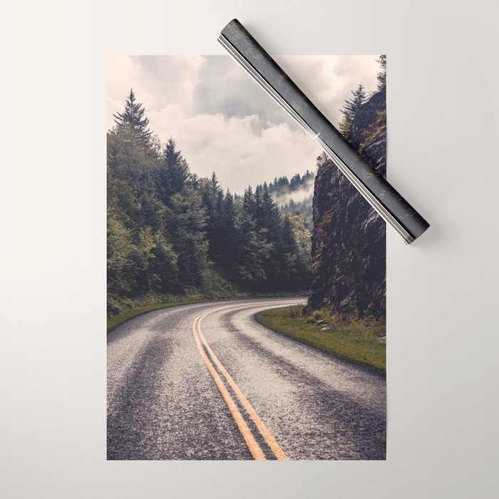 Smoky Mountain National Park -  Road Trip Adventure Wrapping Paper Gallery Image 1