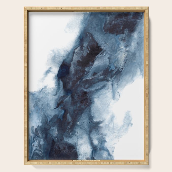 Indigo Depths No. 1 Serving Tray Gallery Image 1
