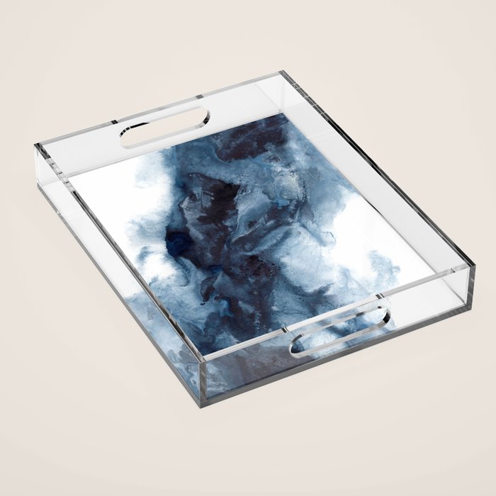 Indigo Depths No. 1 Acrylic Tray Gallery Image 1