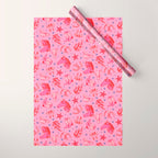 Cowgirl Christmas - pink and red Wrapping Paper Gallery Image 1