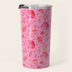 Cowgirl Christmas - pink and red Travel Mug Gallery Image 3