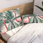 Flamingo tropics Pillow Sham Gallery Image 2