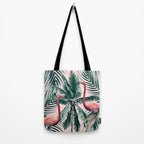 Flamingo tropics Tote Bag Gallery Image 2