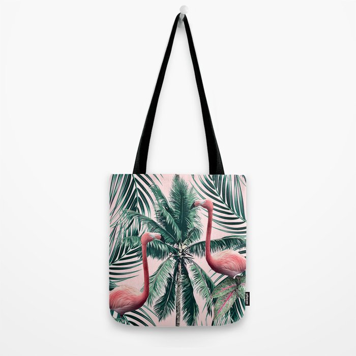 Flamingo tropics Tote Bag Gallery Image 2