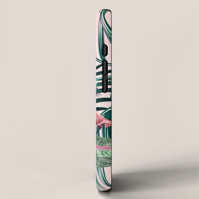 Flamingo tropics iPhone Case Gallery Image 2