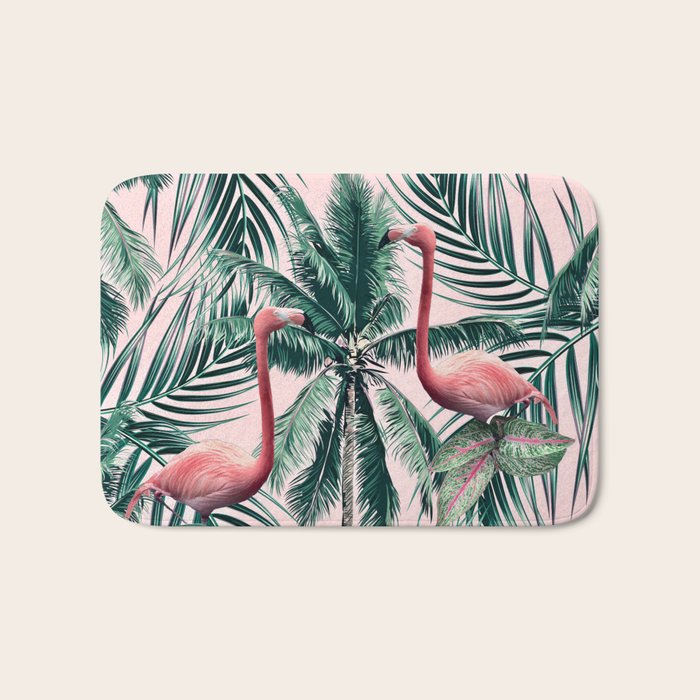Flamingo tropics Bath Mat Gallery Image 1