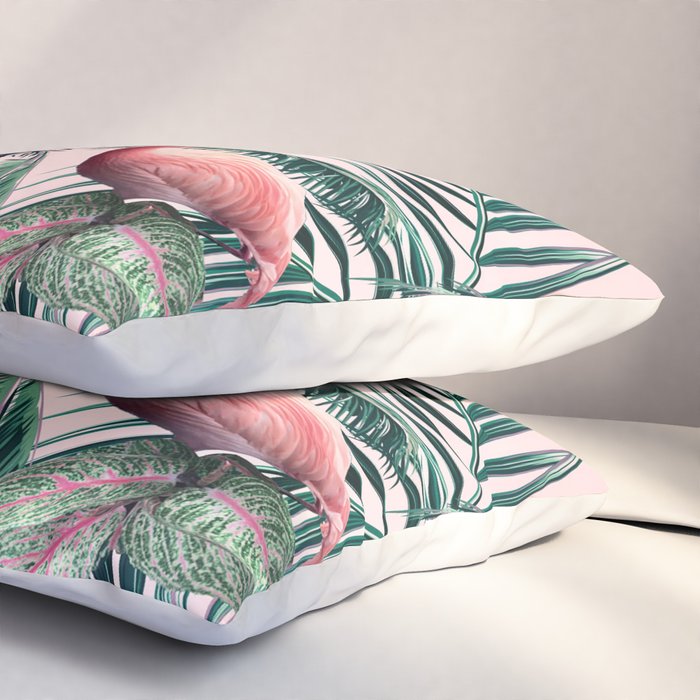 Flamingo tropics Pillow Sham Gallery Image 3