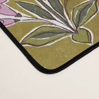 Block pink floral  Desk Mat Gallery Image 4