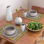 Block pink floral  Placemat Gallery Image 2