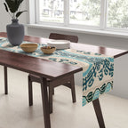 Ferghana Suzani  Northeast Uzbekistan Embroidery Print Table Runner Gallery Image 2