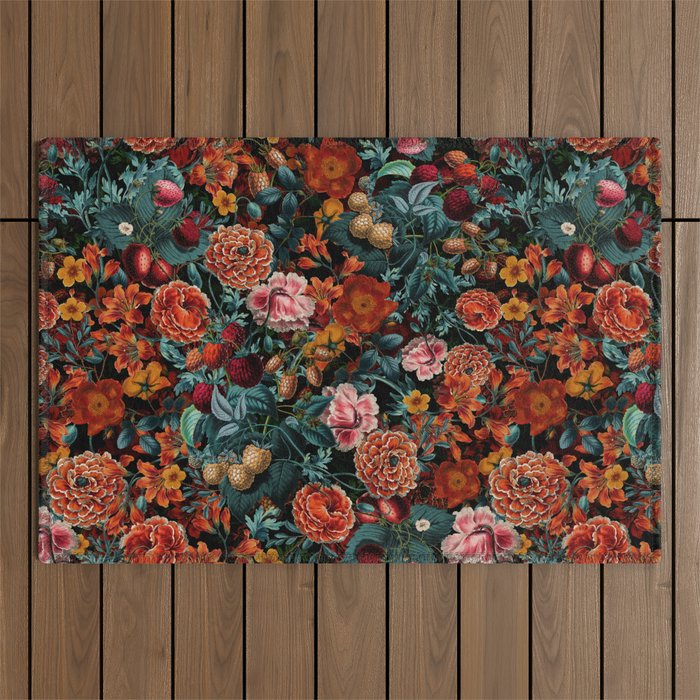 EXOTIC GARDEN - NIGHT XXIV Outdoor Rug Gallery Image 1
