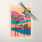 Tropical Sunset Palms I Wrapping Paper Gallery Image 1