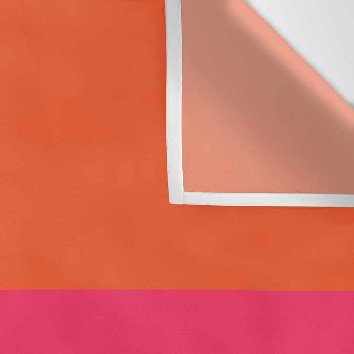 Single Stripe Hot Pink and Orange Maximalist Minimalist Pattern Wall Tapestry Gallery Image 3