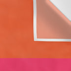 Single Stripe Hot Pink and Orange Maximalist Minimalist Pattern Wall Tapestry Gallery Image 3