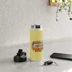 Capricorn Flowers Water Bottle Gallery Image 4