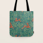 Jungle Fawn and Cat Tote Bag Gallery Image 1