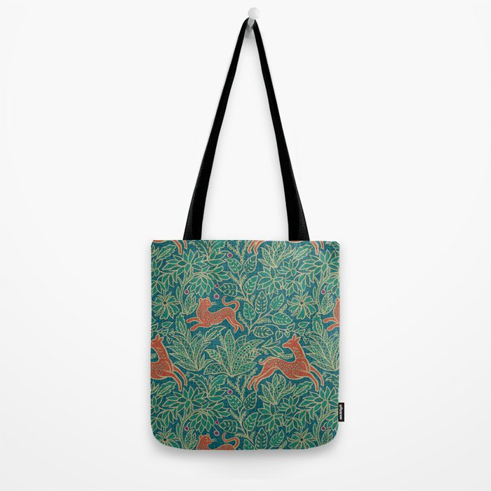 Jungle Fawn and Cat Tote Bag Gallery Image 2