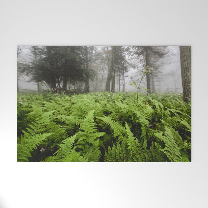 Fern Prairie Nature Forest Photography Welcome Mat Gallery Image 1