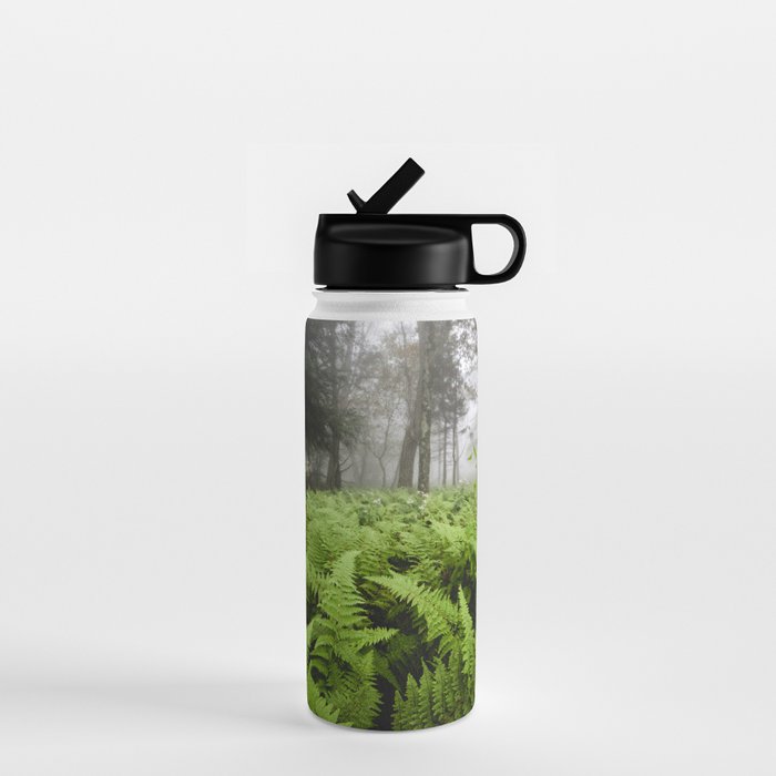 Fern Prairie Nature Forest Photography Water Bottle Gallery Image 1