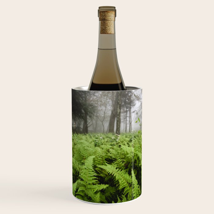 Fern Prairie Nature Forest Photography Wine Chiller Gallery Image 1