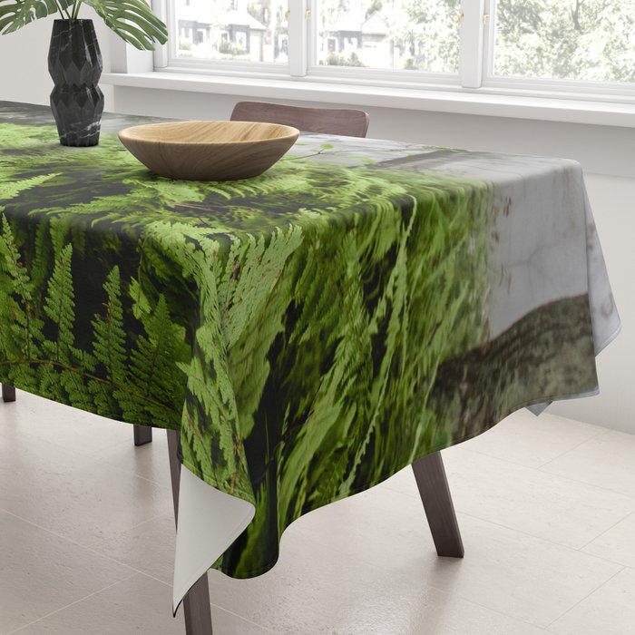 Fern Prairie Nature Forest Photography Tablecloth Gallery Image 3