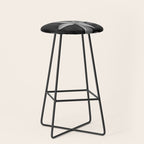 West Indian Jasmine 4-petaled flowers black and white photography / photograph Stool Gallery Image 1