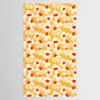 Summer Daisy: Tangerine Edition Tablecloth Gallery Image 2