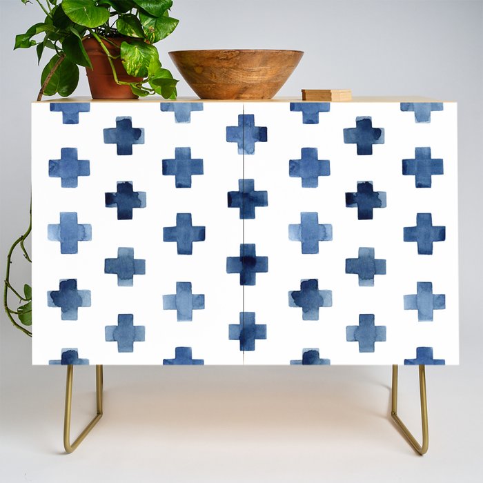 Crosses Scandinavian Pattern Credenza Gallery Image 1