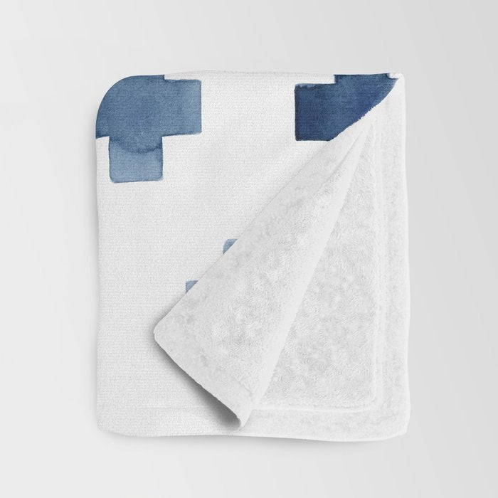 Crosses Scandinavian Pattern Throw Blanket Gallery Image 3