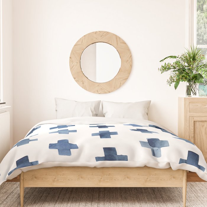 Crosses Scandinavian Pattern Duvet Cover Gallery Image 3