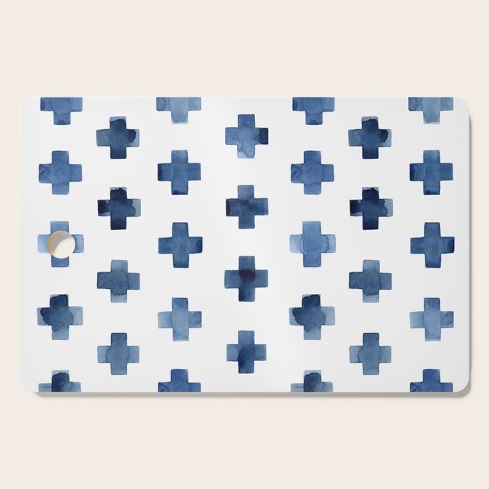 Crosses Scandinavian Pattern Cutting Board Gallery Image 1