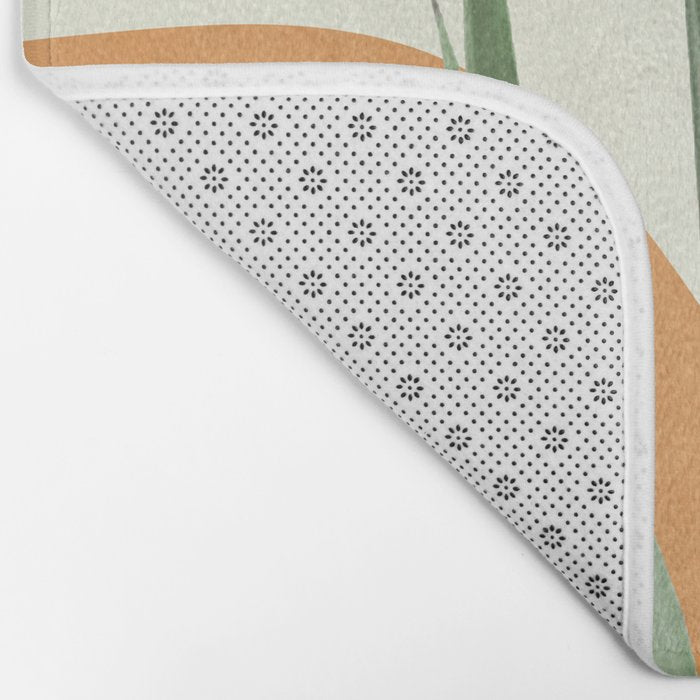 Abstract Agave Plant Bath Mat Gallery Image 2