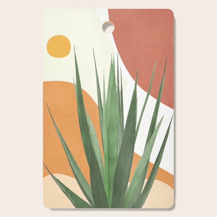 Abstract Agave Plant Cutting Board Gallery Image 1
