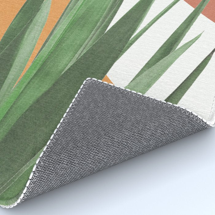 Abstract Agave Plant Rug Gallery Image 4