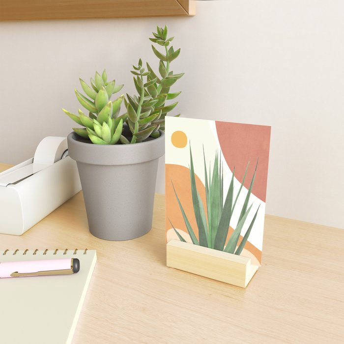 Abstract Agave Plant Mini Art Print Gallery Image 2