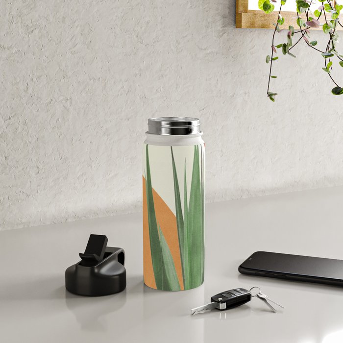 Abstract Agave Plant Water Bottle Gallery Image 4