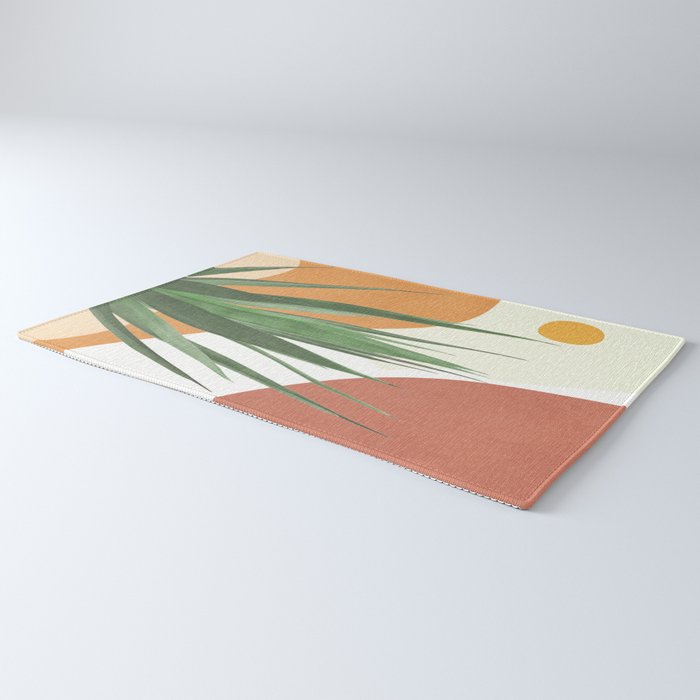 Abstract Agave Plant Rug Gallery Image 3