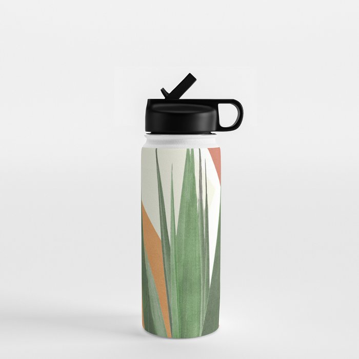 Abstract Agave Plant Water Bottle Gallery Image 1