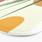 Abstract Agave Plant Bath Mat Gallery Image 3