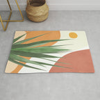Abstract Agave Plant Rug Gallery Image 1