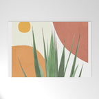 Abstract Agave Plant Welcome Mat Gallery Image 1
