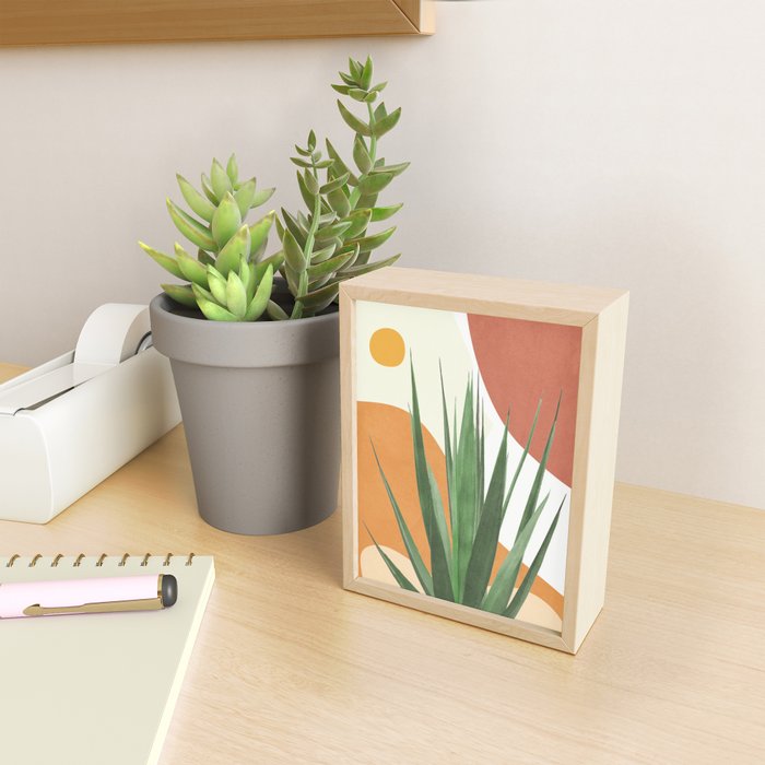 Abstract Agave Plant Mini Art Print Gallery Image 2