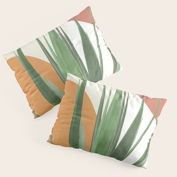 Abstract Agave Plant Pillow Sham Gallery Image 3