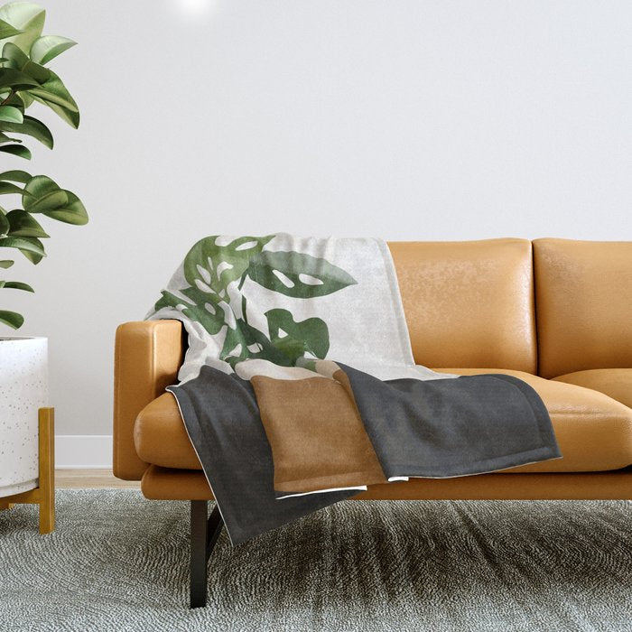 Plant 11 Throw Blanket Gallery Image 1